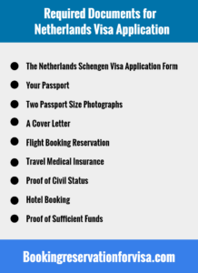 Netherlands Visa Application Requirements Complete Manual