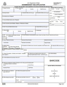 Non Immigrant Us Visa Ds 160 Application Form 2024 Applicationforms