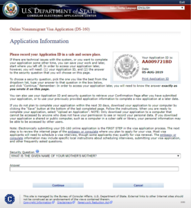 Non Immigrant Visa