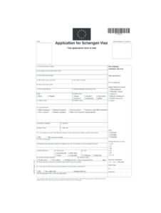 Poland Visa Application Form Pdf 2020 2021 Fill And Sign Printable