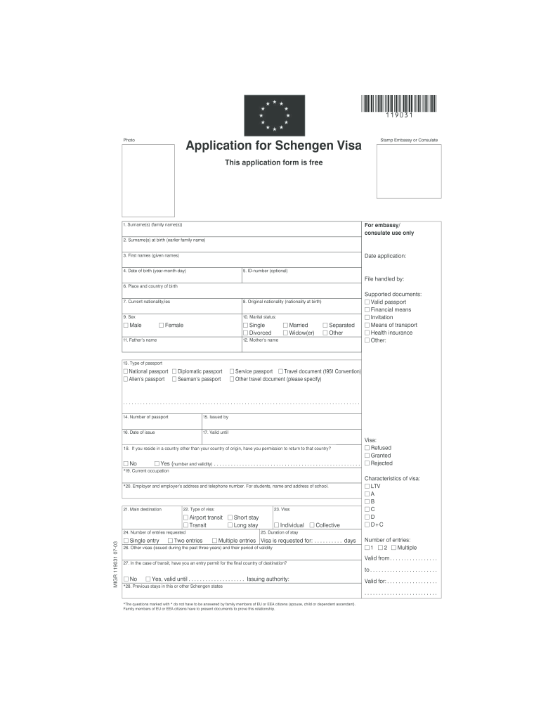 Poland Visa Application Form Pdf 2020 2021 Fill And Sign Printable