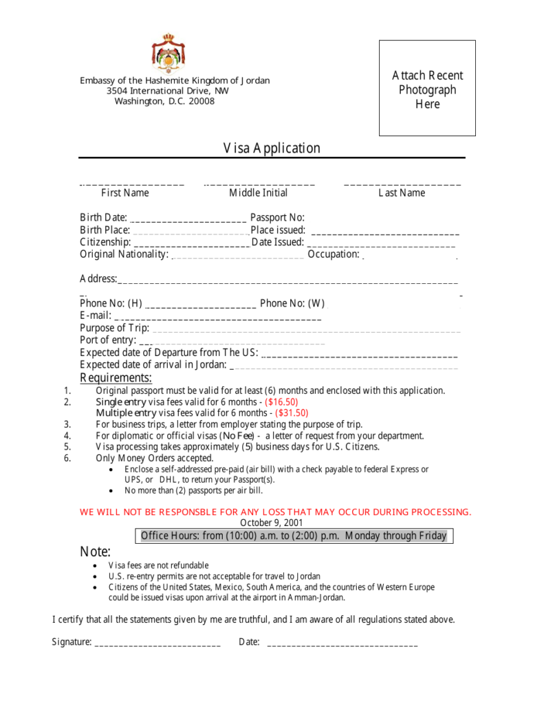 Quickly Than Tribe Jordan Tourist Visa Application Form Somatic Cell 