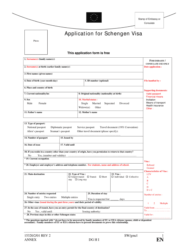 Sample Schengen Visa Application Form Filled PDF AirSlate SignNow