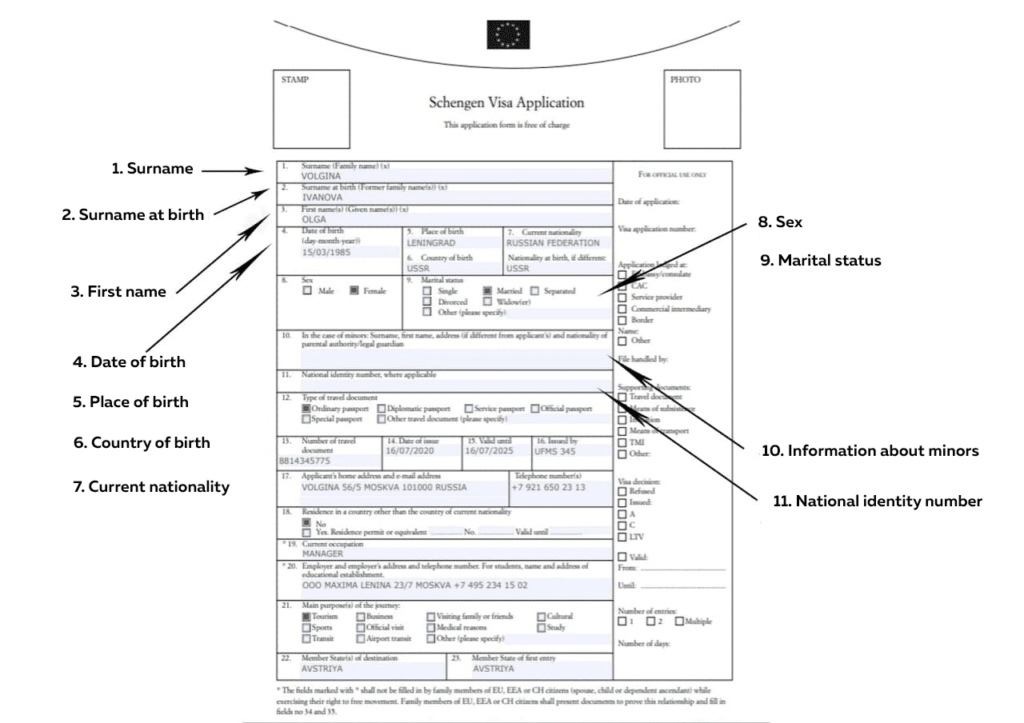 Schengen Visa Application Form Requirements Where To Download And How