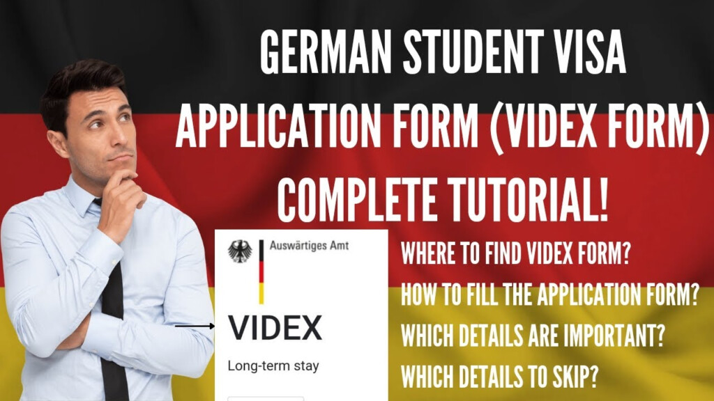 Step By Step Tutorial On How To Fill German Student Visa Application 