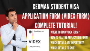 Step By Step Tutorial On How To Fill German Student Visa Application