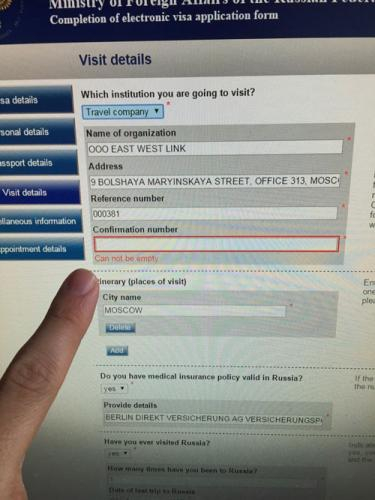 Submit Russian Visa Application Form Online Way To Russia Guide