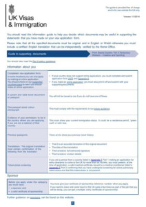 Supporting Doents Guidance Tier 5 Uk Border Agency
