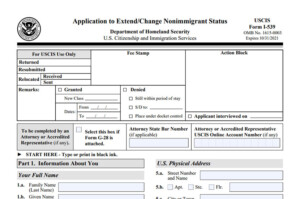 Tips For Extending Or Changing To B 1 B 2 Visitor Status