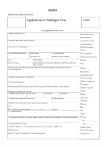 Visa Application Form VFS Global