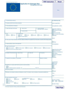 Visa Application Form VFS Global