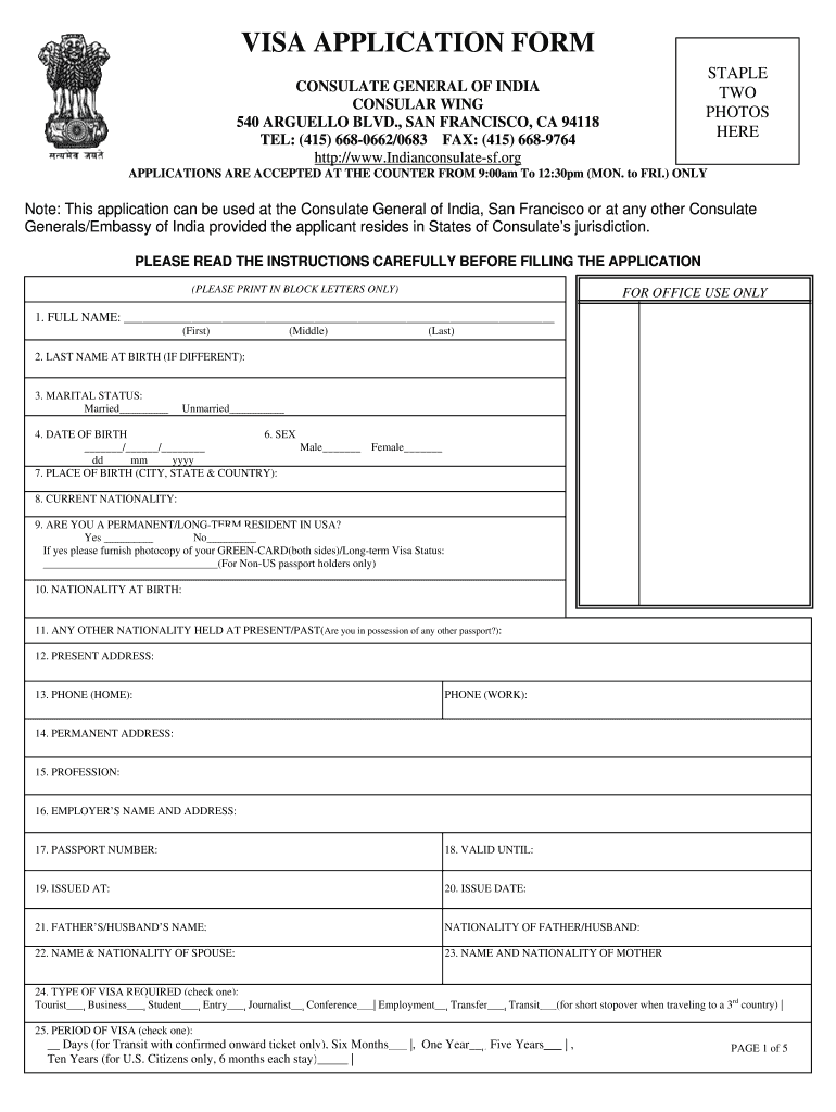 Visa Application Forms Complete With Ease AirSlate SignNow