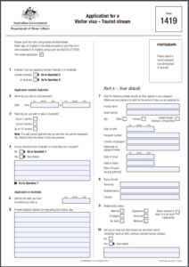 Visitor Visa 600 Australia Complete Requirement List