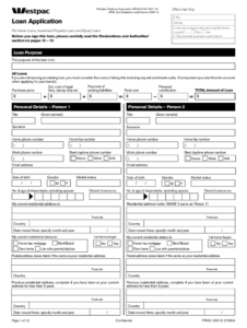 Westpac Business Online Application Form Darrin Kenney s Templates