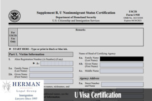 Discover What A U Visa Is And How To Get Certified