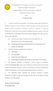 Embassy Of The Republic Of The Union Of Myanmar Visa