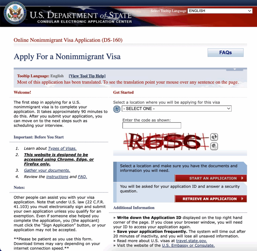 Extension Of B1 B2 Visa Form