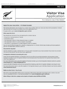 Grandparent Visa Nz Fill Out Sign Online DocHub