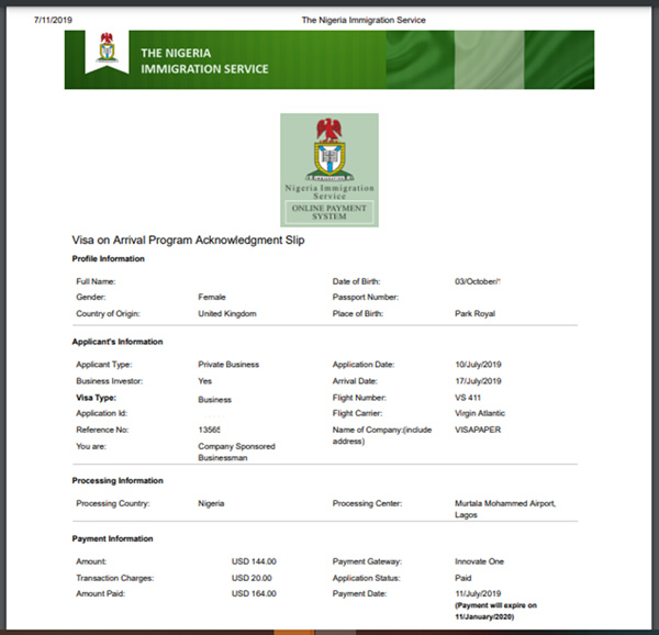 How Foreigners Can Apply For Nigerian Visa