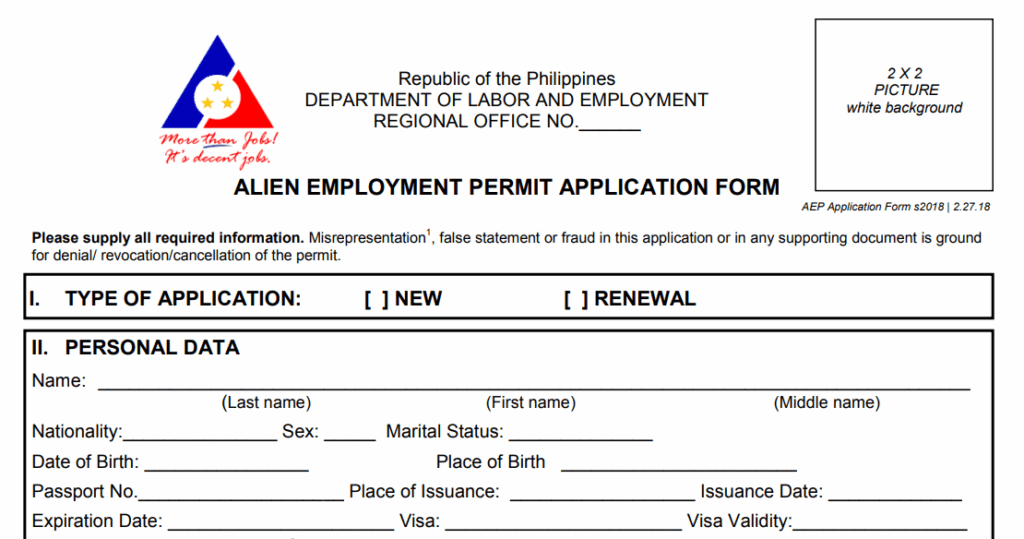 How Foreigners Can Work In The Philippines Alien Employment Permit