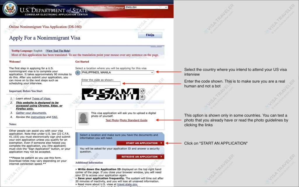 How To Fill DS 160 Form For US Visa A Step by Step Guide with 