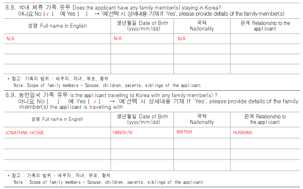 How To Fill Out A South Korea Visa Application Form Step By Step Guide 