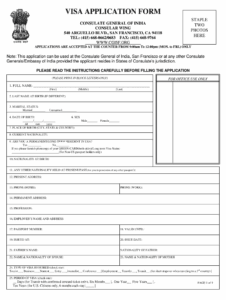 Indian Visa Application Form PDF Complete With Ease AirSlate SignNow