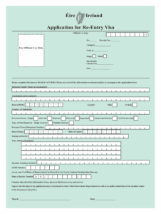 Ireland Visa Application Form Pdf Fill Out Sign Online DocHub