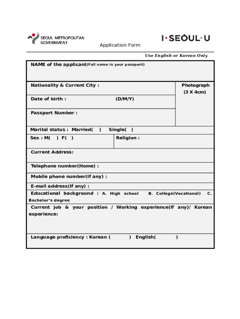 Koreaonlinevisa Application formSouth Korea Visa Application Form 