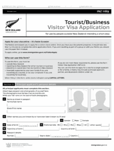 New Zealand Visitor Application Online 2015 2025 Form Fill Out And