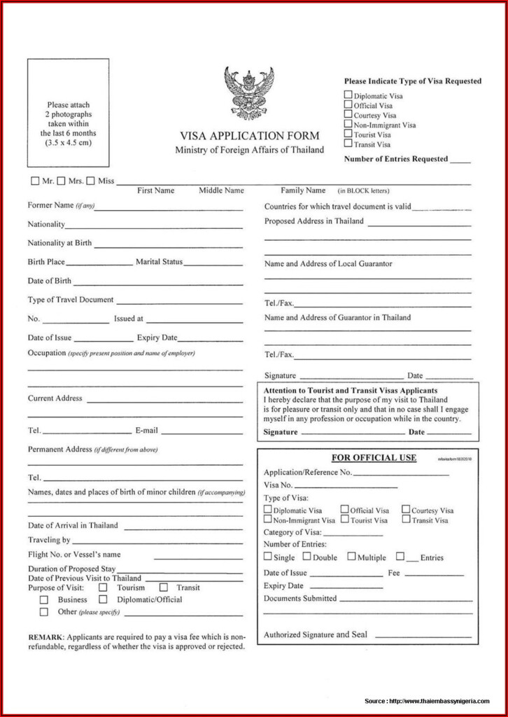 Nigeria Visa Application Form India Form Resume Examples l6YNXNo23z