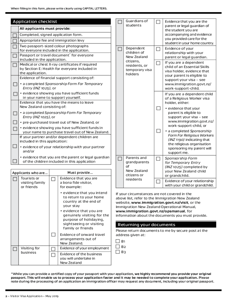 Permanent Resident Visa Nz Form Fill Out Sign Online DocHub