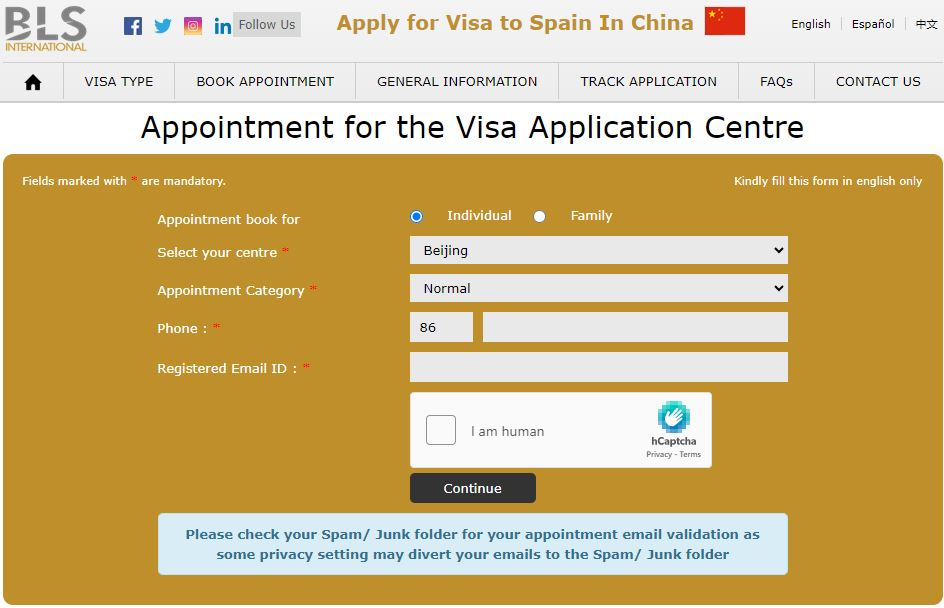 Step by Step Plan For Applying Spanish Schengen Visa From China