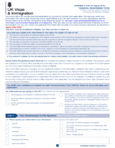 Uk Spouse Visa Application Form PDF Fill Online Printable Fillable